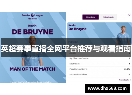 英超赛事直播全网平台推荐与观看指南